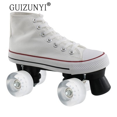White - canvas + white wheel + bag delivery